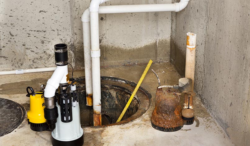 Sump Pump, Ejector Pump and Backup Systems Plumbing Services in Bensenville Illinois
